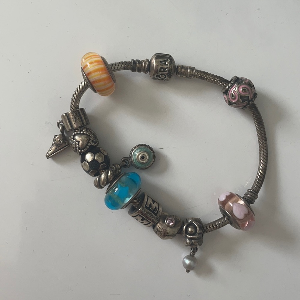 Pandora bracelet plus charms